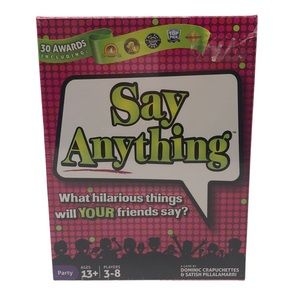 Say Anything Board Game New